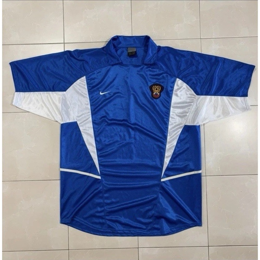 Vintage Poland Football Jersey Nike Polish Y2K Mens XL Blue World Cup Kit